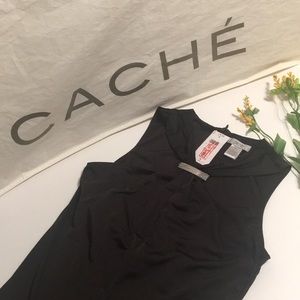 🖤CACHE🖤BLACK TANK TOP BLOUSE
